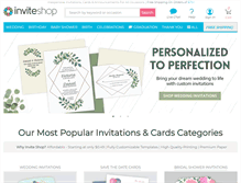 Tablet Screenshot of inviteshop.com